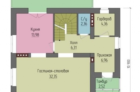 План 1 этажа